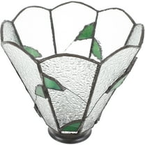 NIAIZEK Stained Glass Round Pendant Light Multicolor Lampshade for Home Decoration, Compatible with Various Fixtures, 1 Piece