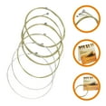 thumbnail image 6 of ELAYARD 6-Pack Acoustic Folk Guitar Strings Set with Tuning Stability, Colorful Assorted Strings for Acoustic Guitars, 6 of 8
