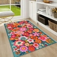 thumbnail image 6 of 5'x7' boho carpet indoor/outdoor carpet area rug for kitchen bohemian area rug fluffy area rug, 6 of 10