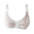 thumbnail image 5 of XIYON Womens Bras Comfortable Breathable Front Closure Bra For Everyday Wear Adjustable Straps With Lace Design Versatile For All Seasons Classic, 5 of 5