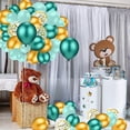 thumbnail image 4 of 40 Piezas Globos Verde Azulado Oro Verde Globos Dorados Metálicos Verde Menta de 12 Pulgadas para Fiesta Baby Shower Cumpleaños Decoraciones de Aniversario de Boda Jungle The, 4 of 5