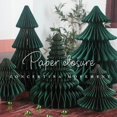thumbnail image 3 of 3D Honeycomb Paper Christmas Tree Ornament, Desktop Decoration For New Year Kids Gift, 3 of 9