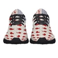 thumbnail image 5 of Fish And Shell American flag Shoes Sneakers Black Size 9.5, 5 of 7