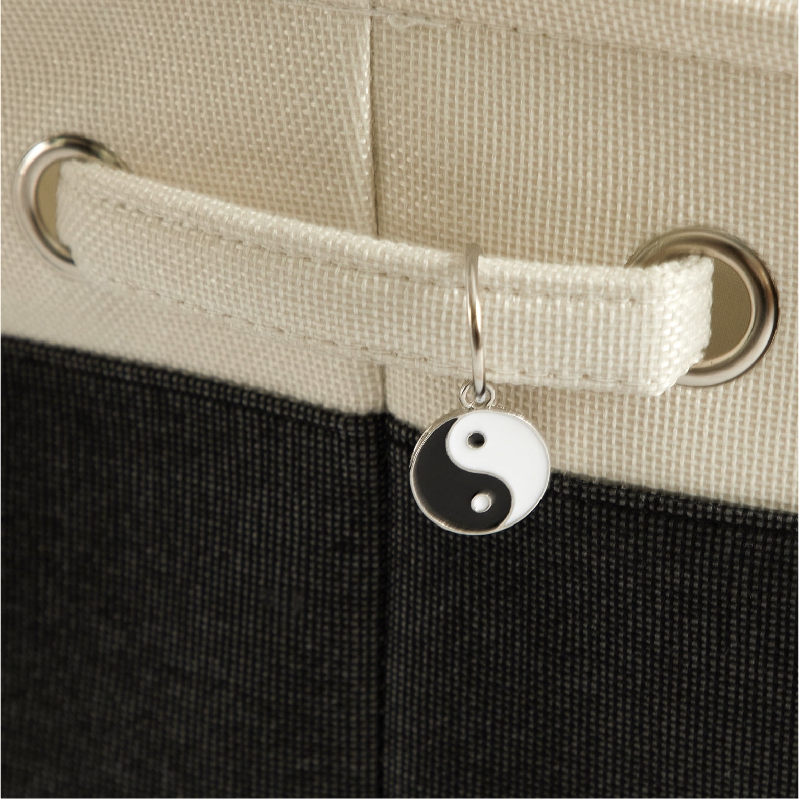 Urban Shop Canvas Storage Baskets, Handles, 13" x 15"