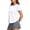 White, variant on PINSPARK Workout Tops for Womens UPF 50  Protection T-Shirts Short Sleeve Loose Fit Yoga Top Moisture Wicking Sports Tee Shirts