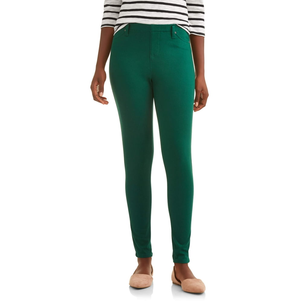 time and tru high waisted jeggings