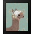 thumbnail image 2 of Fab Funky 12x14 Black Modern Framed Museum Art Print Titled - Llama Bohemian 3, 2 of 5