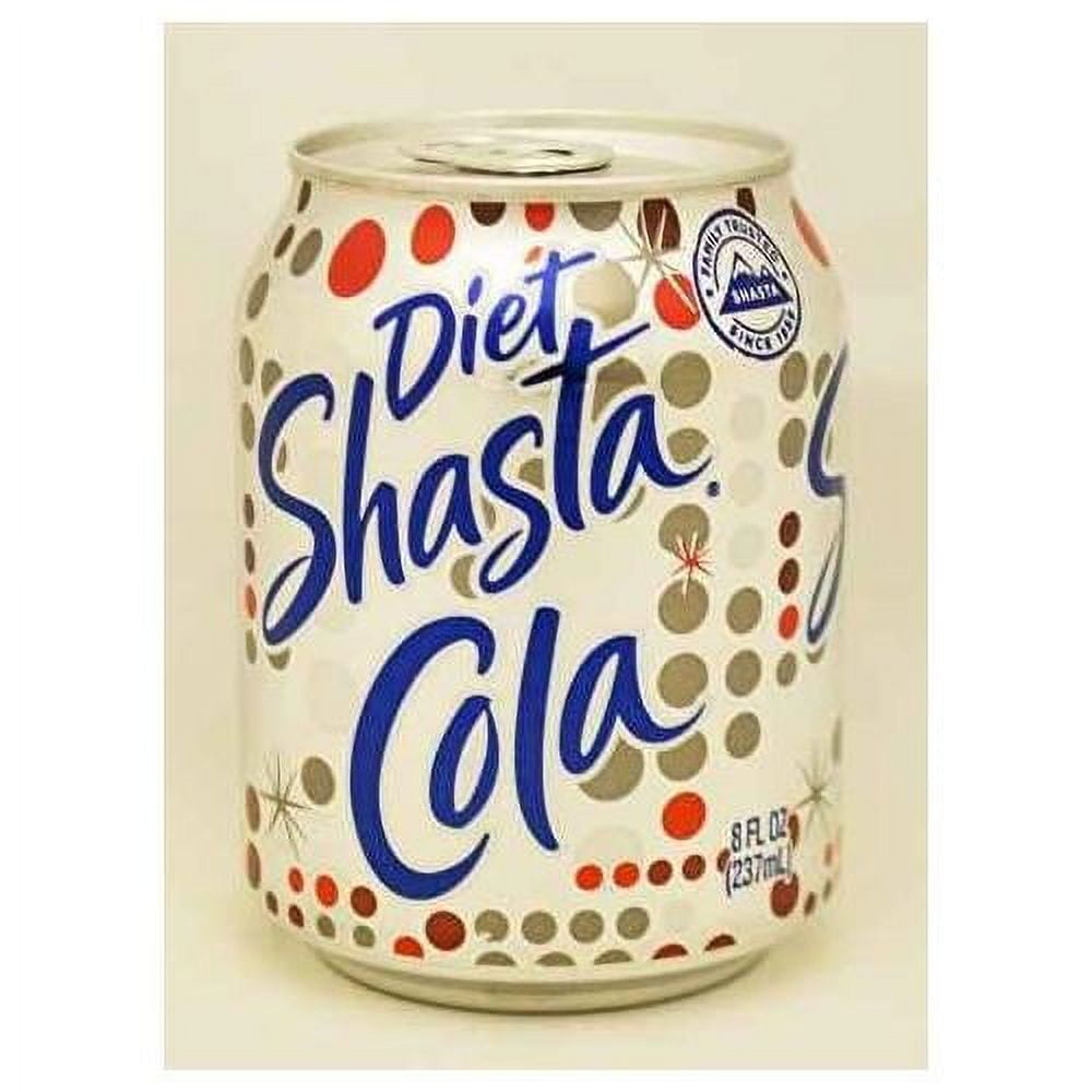 Shasta Diet Cola Soda 48 Count 8 Ounce