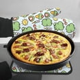 thumbnail image 7 of KLL Frog With Sweet Pattern Oven Mitts and Pot Holders 2pcs Sets for Kitchen, Oven Mitt Heat Resistant 536°F, Oven Gloves for Kitchen,Cooking and Baking, 7 of 7