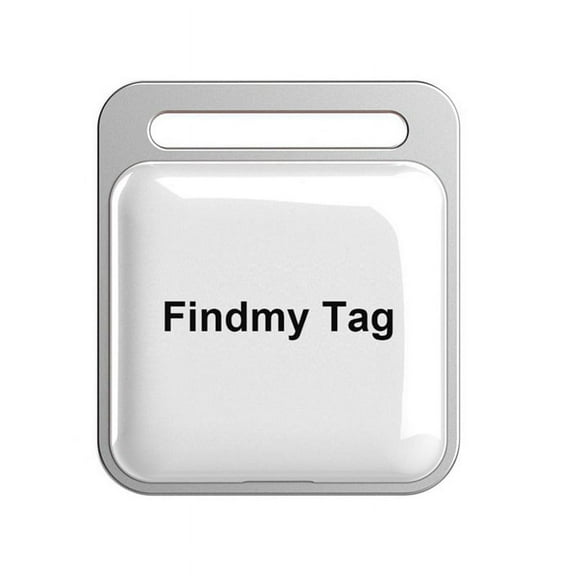 Anti-Lost Keychain Smart Tag Finder Device GPS Bi-Directional Alarm Tracker Phone Wallet Pet Child Key Locator(White)