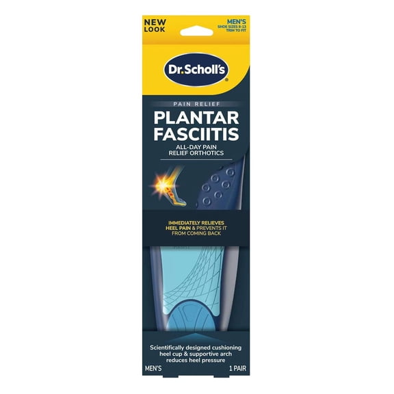 Dr. Scholls Plantar Fasciitis Orthotics Mens (Size 8-13) (Pack of 3)