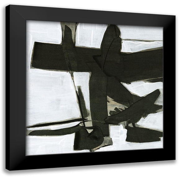 Goldberger, Jennifer 12x12 Black Modern Framed Museum Art Print Titled - Ode an Kline III