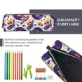 thumbnail image 5 of Cauagu record rock Skull star Print Leather Pencil Pen Case - Stationery Bag Portable Stationery Bag Big Capacity Pencil Pouch Cosmetic Organizer Bag for Men & Women, 5 of 7