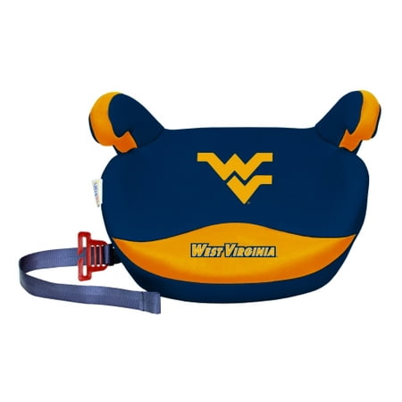 West Virginia Mountaineers Lil Fan Premium Slimline No Back Booster Seat - No