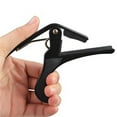 thumbnail image 3 of Premium Quick Change Folk Acoustic Electric Guitar Banjo Trigger Capo Key Clamp & Adjustable Guitar Strap 132 x 6cm, 3 of 8