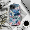thumbnail image 6 of Ocean Fantasy Phone Case with Whales, Jellyfish, and Coral Design – Artistic Deep Sea Pattern Phone Cover for iPhone 16 15 14 13 12 11 Pro Max Plus Mini, 6 of 6
