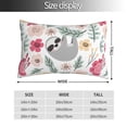 thumbnail image 2 of Fotbe Cute Cartoon Sloth Funda de Almohada Decorativa Estilo Occidental, Lujo en Algodón, Fundas para Almohadas King, Cojín Estampado para Decoración del Hogar-20"x30", 2 of 6