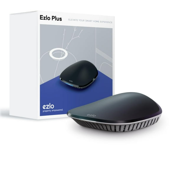 Ezlo Ezlo Plus Smart Home Hub with Zigbee & Z-Wave. Works with Wi-Fi Devices Associated with Amazon Alexa Devices & Google Assistant to Control Smart Locks, Smart Lights