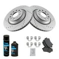 thumbnail image 2 of Rear Ceramic Brake Pad & Performance Rotor Kit w/Fluids for VW Passat BKA21667 Fits select: 2009-2013 VOLKSWAGEN CC, 2010 VOLKSWAGEN PASSAT, 2 of 6