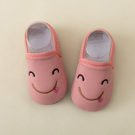 

Cathalem And 1 Boys Boys Girls Socks Shoes Toddler WarmThe Floor Socks Non Slip Prewalker Shoes Toddle Shoes Girls Pink 18 Months