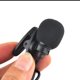 thumbnail image 5 of Micrófono Micrófono lavalier con solapa con clip externo Jack de 3,5 mm para micrófono con condensador con cable y manos libres para la enseñanza del habla Speeching Black 1 1, 5 of 5