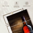 thumbnail image 6 of Elephant Stock Whiskey Bottle Wall Art - Vertical Multi Panel Canvas - Bar Wall Decor - Food And Drink Multi Panel - Brown And Orange Decor - 20" x 32", 6 of 8