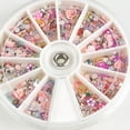 thumbnail image 4 of Fairnull 1200 Pcs Mixed Flowers Bowknot Nail Art Tips Glitters Slice Decoration Manicure, 4 of 6