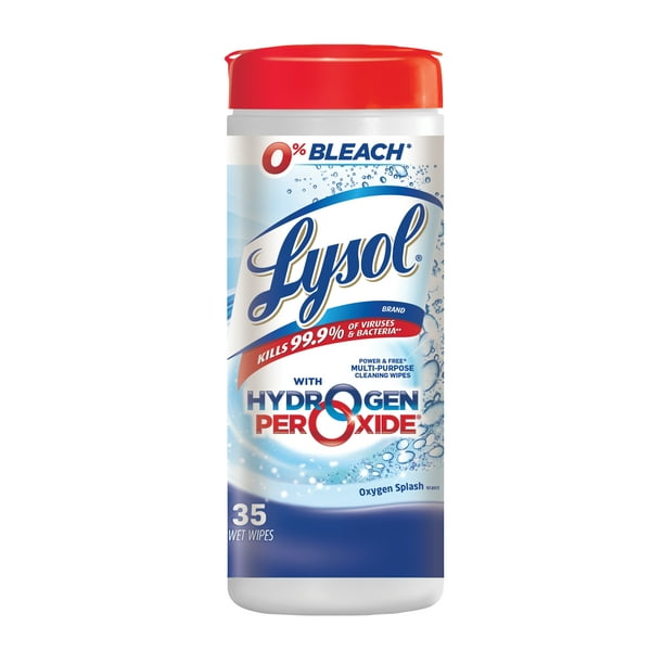 Lysol Bleach Free Hydrogen Peroxide MultiPurpose Cleaning Wipes 35ct