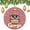 Pattern-4, variant on Personalised Winter Owl Ornament Personalized Gifts 3" Circle Ceramic Ornament Xmas Tree Decorations Flat Circle Ceramic Ornament Christmas Ornament for Family Sister Friend