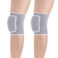 thumbnail image 1 of Ejercicio , Baile, Fútbol, ​​patinaje , Protector gris shamjiam Almohadillas protectoras para las rodillas deportivas, 1 of 9