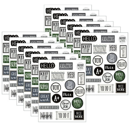 UPC: 0194629114191 | Teacher Created Resources Modern Farmhouse Stickers 120 Per Pack 12 Packs