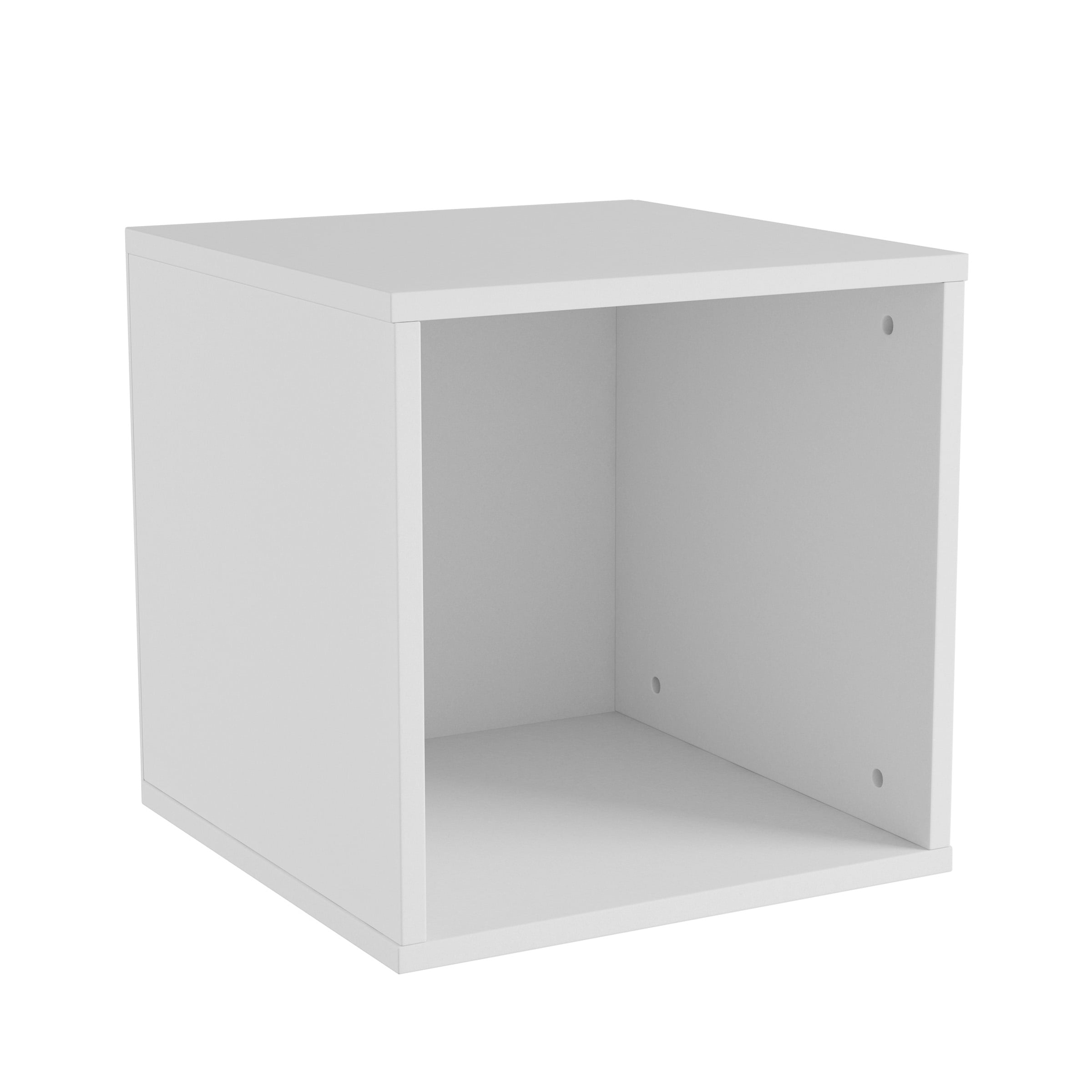 Somerset Home Cube End Table, White