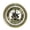 Gold, variant on 149mm Inlaid Clock Lens Elegant and Clear Wrought Iron Perspective Clock Head