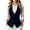 Navy, variant on Avirosel Women's Casual Vest Tops V-Neck Sleeveless Button Down Vest Business Casual Outfits White