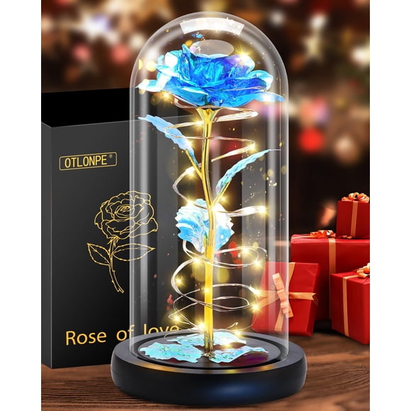 Rosas de cristal y flores Otlonpe para Navidad y San Valentín