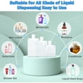 thumbnail image 5 of 52Pcs Travel Pouches for Toiletries, TSA Approved Travel Fluid Squeeze Pouches, Travel Size Stand Up Pouch, Refillable Leakproof Travel Containers for Shampoo Conditioner Lotion Soap Liquids, 5 of 8