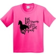 thumbnail image 3 of Inktastic Live Like Someone Left the Gate Open Horse Silhouette Youth T-Shirt, 3 of 5