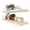 Natural, variant on Sorbus 2-Pack Solid Wood Floating Shelves, 24 in, Brown, Wall-Mounted Storage
