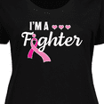 thumbnail image 4 of Inktastic Breast Cancer Awareness I'm a Fighter Women's Plus Size T-Shirt, 4 of 5