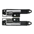 thumbnail image 2 of 4pcs Complete Front+Rear Passenger+Driver Black Base Chrome Lever Interior Door Handle Replacement Kit Compatible With 06-12 Ford Fusion 06-11 Mercury Milan 06 Lincoln Zephyr 07-12 MKZ, 2 of 8