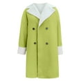 thumbnail image 4 of Niaviben Plus Size Wool Coats for Women Wool Coat Pea Coats for Women’s Wool Coat Women's Jacket Women's Casual Jackets Jacket for Women Light Green XL, 4 of 5