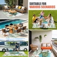 thumbnail image 4 of Ocean Green Turtles Outdoor Rug for Patio/Deck/Porch, Non-Slip Large Area Rug 3 x 5 Ft, Coastal Starfish Seagrass Rustic Wooden Indoor Outdoor Rugs Washable Area Rugs, Camping Rug Carpet Runner, 4 of 8
