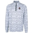 thumbnail image 2 of Men's Cutter & Buck Charcoal Georgia Bulldogs Big & Tall Traverse Camo Print Stretch Quarter-Zip Pullover Top, 2 of 3