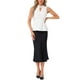 thumbnail image 2 of INSPIRAR CHIC Blusas sin mangas con cuello halter y cuentas, blusa de cóctel peplum S blanca, 2 of 5