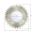 thumbnail image 6 of BRH-M524-SA Crystorama Lighting Broche - Mirror-24 Inch Tall and 24 Inch Wide-Antique Silver Finish, 6 of 7
