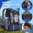 thumbnail image 3 of Mochila de Senderismo NUBILY 50L Impermeable para Hombre y Mujer, 3 of 7