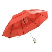 GustBuster Folding Umbrella - Red with White MaxiAids Logo