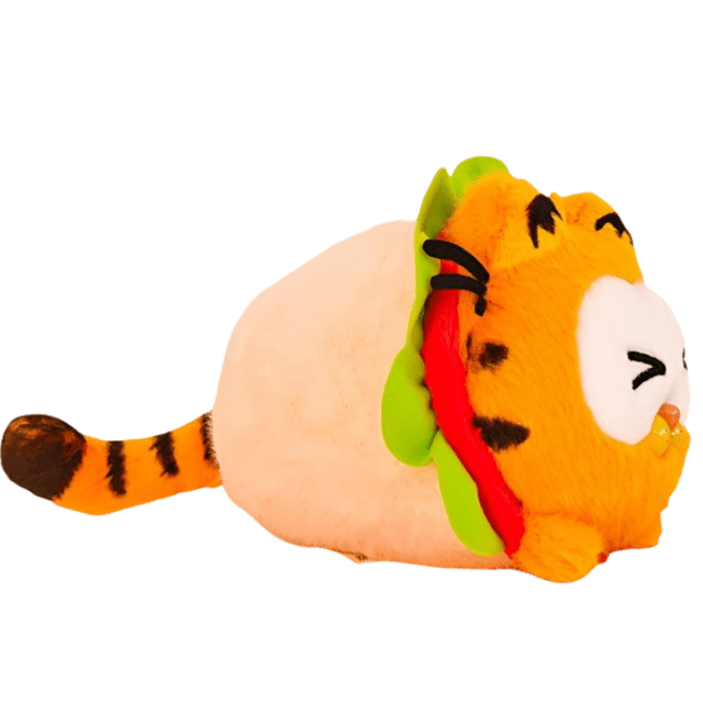 Rollos de verduras para gatos Sanmu Garfield de peluche, anime