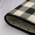 thumbnail image 5 of LNWH Retro Geometric Plaid Rug for Bedroom Living Room, Non-Slip Soft Foldable Carpet, 63" x 48", 5 of 6