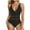 Black, variant on Swimsuits for Women Plus Size Tie Bathing Suits for Women Colorful One Piece Swimsuit Womens Bathing Suits High Leg One Piece Swimsuit